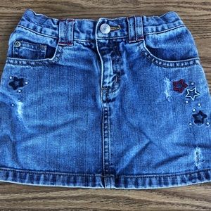 BabyGap girls jean skirt